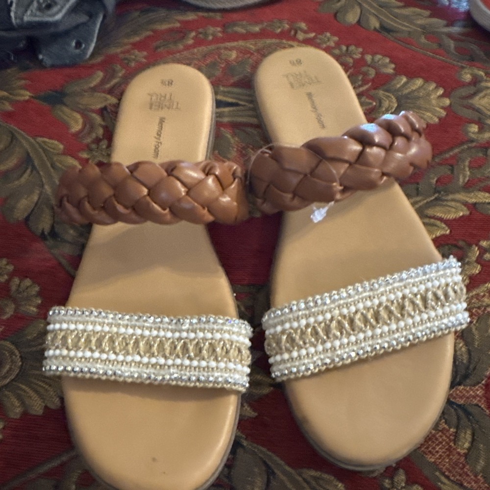 Women's Time And Tru Sandals Size 8.5